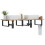 Berkfield Basin Shelf Wall Mounted Steel and Solid Wood Acacia 1