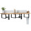 Berkfield Basin Shelf Wall Mounted Steel and Solid Wood Acacia 1