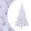 Berkfield Artificial Half Christmas Tree with Stand White 240 cm PVC 1