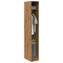Berkfield Wardrobe Artisian Oak 30x50x200 cm Engineered Wood