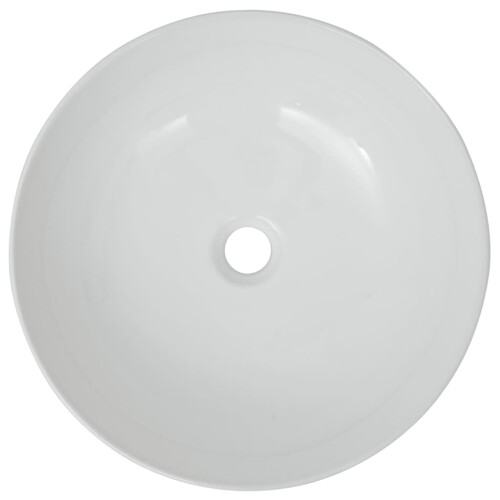 Berkfield Basin Round Ceramic White 41.5x13.5 cm 2