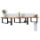 Berkfield Basin Shelf Wall Mounted Steel and Solid Wood Acacia 1