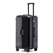 24 Inch Hard Shell Spinner Luggage with TSA Secure Lock, Silent 360 Wheels, Cup Holder, Large Capacity