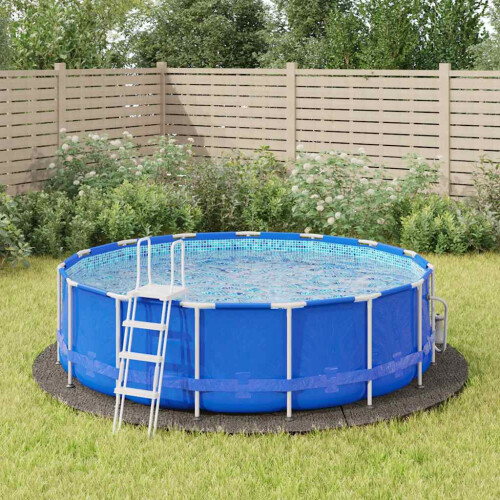 Berkfield Pool Ground Cloth Light Grey ò396 cm Polyester Geotextile