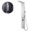 Berkfield Shower Panel System Stainless Steel Square 2
