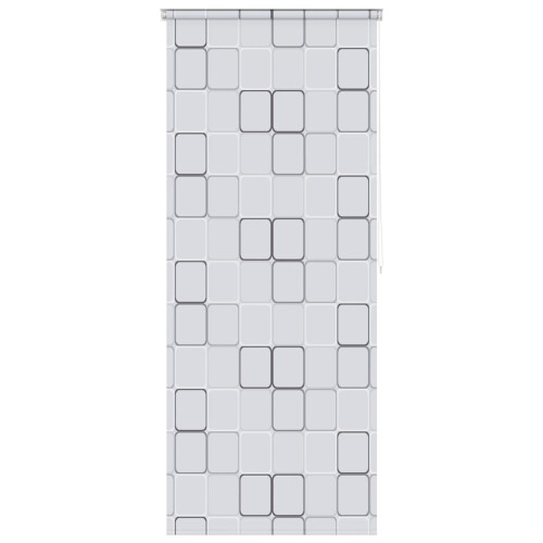 Berkfield Shower Roller Blind 120x240 cm Square 1