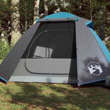 Berkfield Camping Tent Dome 2-Person Blue Waterproof