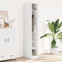Berkfield Wardrobe White 30x50x200 cm Engineered Wood