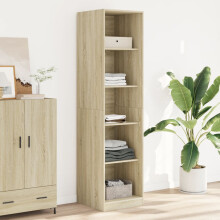 Berkfield Wardrobe Sonoma Oak 50x50x200 cm Engineered Wood