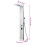 Berkfield Shower Panel System Stainless Steel Square 9