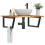 Berkfield Basin Shelf Wall Mounted Steel and Solid Wood Acacia 1