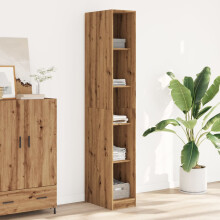 Berkfield Wardrobe Artisian Oak 30x50x200 cm Engineered Wood