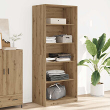 Berkfield Wardrobe Artisian Oak 80x50x200 cm Engineered Wood