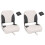 Berkfield Foldable Boat Seat 2 Set Low Backrest 1