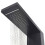 Berkfield Shower Panel System Aluminium Matte Black 5