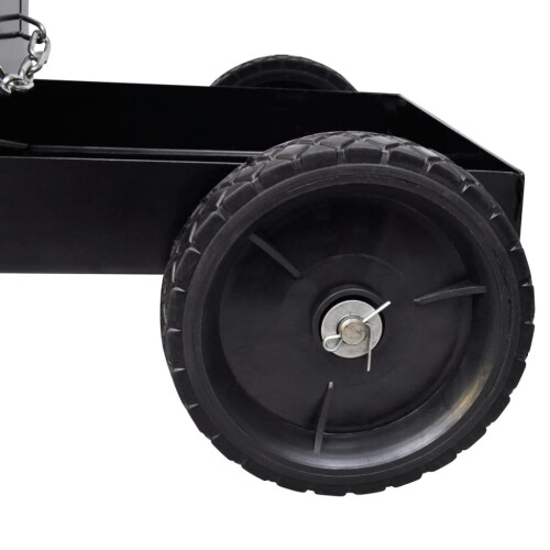 Welding Cart Black Trolley with 3 Shelves Workshop Organiser 1