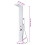 Berkfield Shower Panel System Aluminium Matte White 9