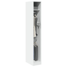 Berkfield Wardrobe White 30x50x200 cm Engineered Wood