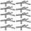 10Pcs Silver Cabinet Knobs and Drawer Pull Handles, Modern Tree Branch Design, Easy Singlehole Installation 1