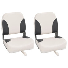 Berkfield Foldable Boat Seats 2pcs with High Back 41x36x48 cm