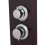 Berkfield Shower Panel System Glass Brown 6