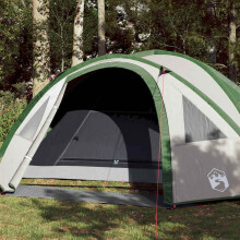 Berkfield Camping Tent Dome 4-Person Green Waterproof