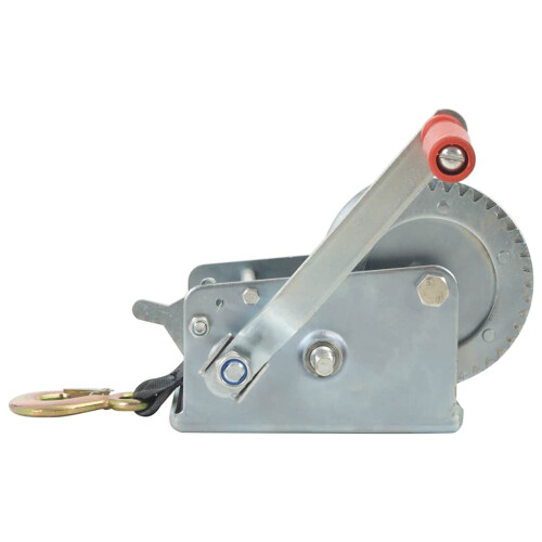 Berkfield Hand Winch with Strap 1130 kg 2