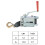 Berkfield Hand Winch with Strap 540 kg 7