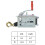 Berkfield Hand Winch with Strap 1130 kg 6