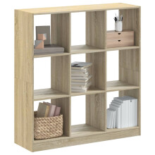 Berkfield Bookcase Sonoma Oak 102x32x108 cm Engineered Wood