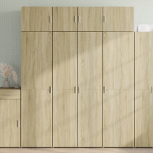 Berkfield Highboard Sonoma Oak 80x42.5x185 cm Engineered Wood