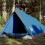 Berkfield Camping Tent 2-Person Blue Waterproof 1