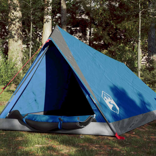 Berkfield Camping Tent 2-Person Blue Waterproof