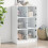 Berkfield Highboard with Doors White 68x37x109 cm Engineered Wood 1