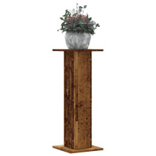 Berkfield Plant Stands 2 pcs Old Wood 30x30x80 cm Engineered Wood