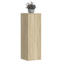 Berkfield Plant Stands 2 pcs Sonoma Oak 33x33x100 cm Engineered Wood