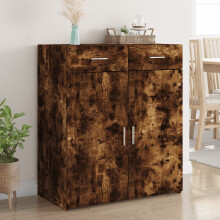 Berkfield Sideboard Smoked Oak 80x42.5x93 cm Engineered Wood