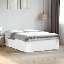 Berkfield Bed Frame without Mattress White 150x200 cm