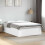 Berkfield Bed Frame without Mattress White 150x200 cm 1