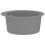 Berkfield Granite Kitchen Sink Single Basin Round Grey 4