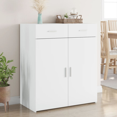 Berkfield Sideboard White 80x42.5x93 cm Engineered Wood