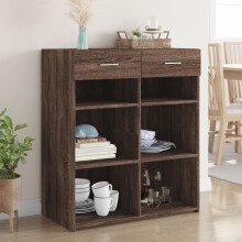 Berkfield Sideboard Brown Oak 80x42.5x93 cm Engineered Wood