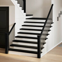 Berkfield Stair Treads 8 pcs Dark Brown 120x25x2 cm Solid Wood Oak