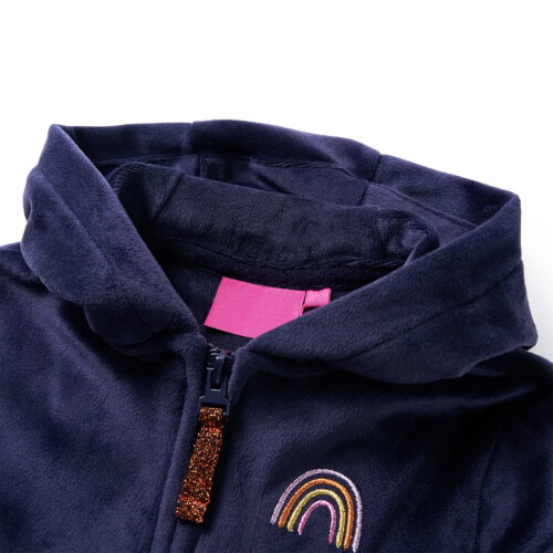 Kids' Hooded Jacket Navy 92 2