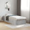 Berkfield Bed Frame without Mattress Concrete Grey 100x200 cm 1