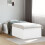Berkfield Bed Frame without Mattress White 90x190 cm Single 1