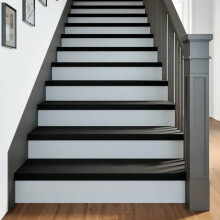 Berkfield Stair Treads 20 pcs Dark Brown 100x25x2 cm Solid Wood Oak