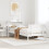 Berkfield Bed Frame without Mattress White 75x190 cm Small Single Solid Wood Pine 1