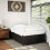 Berkfield Bed Frame without Mattress Black†Double Faux Leather 1
