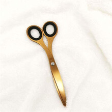 Vintage Gold Stainless Steel Sewing Scissors for Tailoring and Crafts, Precise Cutting Blades